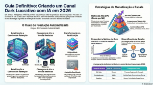 Canal Dark com IA em 2026